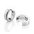 ARGOLA MASCULINA MARTELADO AÇO 316L. MED 1,4CM ROMMANEL 220043 - Imagem 1
