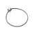 PULSEIRA PRATA 925 RABO DE RATO FECHO FORMATO CORAÇÃO. MED 18CM ROMMANEL 850143 - Imagem 1