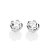 BRINCO SOLITÁRIO PRATA 925 FLOR COM ZIRCÔNIAS. MED 0,6CM ROMMANEL 820352 - Imagem 2