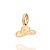 PINGENTE FOLHEADO A OURO CHAPÉU COUNTRY. MED 1,6CM ROMMANEL 543037 - Imagem 1