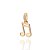 PINGENTE FOLHEADO A OURO NOTA MUSICAL. MED 1,9CM ROMMANEL 543035 - Imagem 1