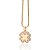 PINGENTE FOLHEADO A OURO TREVO COM ZIRCÔNIAS. MED 2,3CM ROMMANEL 543025 - Imagem 2