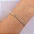 PULSEIRA FIO ESTEIRA 5MM FOLHEADO A OURO. MED 18CM ROMMANEL 552276 - Imagem 3