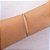 BRACELETE TORCIDO FOLHEADO A OURO. MED 6CM DE DIÂMETRO ROMMANEL 552273 - Imagem 3
