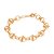 PULSEIRA FOLHEADO A OURO COM ELOS OVAIS ALONGADOS. MED 20CM ROMMANEL 552272 - Imagem 1