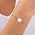 PULSEIRA TREVO DE QUATRO FOLHAS FOLHEADO A OURO. MED 18CM ROMMANEL 552256 - Imagem 3