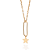 GARGANTILHA FOLHEADO A OURO COM ESTRELA PÊNDULA. MED 50CM ROMMANEL 532705 - Imagem 1