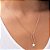 GARGANTILHA FOLHEADO A OURO COM ESTRELA PÊNDULA. MED 50CM ROMMANEL 532705 - Imagem 3