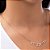 GARGANTILHA BOIADEIRA FOLHEADO A OURO. MED 50CM ROMMANEL 532704 - Imagem 3
