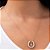 GARGANTILHA FERRADURA FOLHEADO A OURO COM ZIRCÔNIAS. MED 50CM ROMMANEL 532703 - Imagem 3
