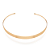 GARGANTILHA CHOKER LISA FOLHEADO A OURO. MED 12CM ROMMANEL 532700 - Imagem 1