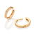 ARGOLA FOLHEADO A OURO COM ZIRCÔNIAS. MED 1,40CM ROMMANEL 527730 - Imagem 1