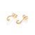 ARGOLA FOLHEADO A OURO FORMATO SOL. MED 0,6CM ROMMANEL 527726 - Imagem 2