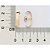 EAR HOOK FOLHEADO A OURO LISO E TORCIDO. MED 2CM ROMMANEL 527723 - Imagem 3
