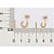 KIT ARGOLAS FOLHEADO A OURO FORMATO SOL ROMMANEL 527687 - Imagem 3