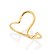ANEL SKINNY ORGÂNICO FOLHEADO A OURO ROMMANEL 513699 - Imagem 2