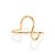 ANEL SKINNY ORGÂNICO FOLHEADO A OURO ROMMANEL 513699 - Imagem 1