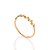 ANEL SKINNY ONDULADO FOLHEADO A OURO ROMMANEL 513698 - Imagem 2