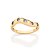 ANEL ORGÂNICO FOLHEADO A OURO COM ZIRCÔNIAS COLORIDO ROMMANEL 513686 - Imagem 5