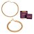 CONJUNTO FIO ESTEIRA GARGANTILHA 42CM + PULSEIRA 18CM FOLHEADO A OURO + EMBALAGEM ROMMANEL - Imagem 1