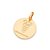 PINGENTE MEDALHA FOLHEADO A OURO PROFISSÃO FISIOTERAPIA. MED 2CM ROMMANEL 542383 - Imagem 1