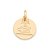 PINGENTE MEDALHA FOLHEADO A OURO PROFISSÃO PROFESSORA. MED 2,0CM ROMMANEL 542378 - Imagem 1