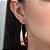 ARGOLA FOLHEADO A OURO CHAPA LISA. MED 5,6CM ROMMANEL 526607 - Imagem 3