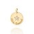 PINGENTE MEDALHA FOLHEADO A OURO ESTRELA ROMMANEL. MED 1,8CM ROMMANEL 542376 - Imagem 1