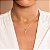 PINGENTE FOLHEADO A OURO CHAVE NO FORMATO DE BORBOLETA. MED 2,0CM ROMMANEL 542356 - Imagem 2