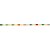 GARGANTILHA CHOKER FOLHEADO A OURO COM CRISTAIS COLORIDOS. MED 40CM ROMMANEL 531882 - Imagem 2