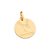 PINGENTE MEDALHA FOLHEADO A OURO PROFISSÃO MANICURE. MED 2,0CM ROMMANEL 542330 - Imagem 1