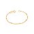 PULSEIRA INFANTIL FOLHEADO A OURO BOLAS DE 2 MM. MED 14CM ROMMANEL 550104 - Imagem 1
