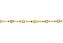 PULSEIRA FOLHEADO A OURO COM PEDRAS COLORIDAS. MED 19CM ROMMANEL 550667 - Imagem 2