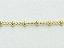 TORNOZELEIRA FOLHEADO A OURO COM PEQUENAS BOLAS. MED 23/25CM ROMMANEL 550455 - Imagem 2