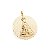 PINGENTE FOLHEADO A OURO NOSSA SENHORA APARECIDA. MED 3,5CM ROMMANEL 541712 - Imagem 1