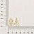 PINGENTE FOLHEADO A OURO CASAL. MED 2CM ROMMANEL 541937 - Imagem 2