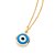 PINGENTE FOLHEADO A OURO OLHO GREGO. MED 1,7CM ROMMANEL 541649 - Imagem 5