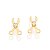 BRINCO INFANTIL FOLHEADO A OURO TESOURA. MED 0,8CM ROMMANEL 522826 - Imagem 1