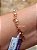 PULSEIRA INFANTIL FOLHEADO A OURO FIO DUPLO COM PÉROLAS E GLOBOS VAZADOS. MED 16CM ROMMANEL 550925 - Imagem 5
