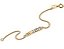 PULSEIRA INFANTIL FOLHEADO A OURO COM PLAQUINHA RETÂNGULAR. MED 14CM ROMMANEL 550216 - Imagem 2