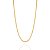 CORRENTE FOLHEADO A OURO FIO GRUMET LIXADO. MED 42CM ROMMANEL 530293 - Imagem 1