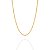 CORRENTE FOLHEADO A OURO FIO VENEZIANA. MED 42CM ROMMANEL 530164 - Imagem 1