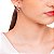 ARGOLA LISA FOLHEADO A OURO. MED 1,8CM ROMMANEL 520807 - Imagem 3