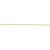 TORNOZELEIRA FOLHEADO A OURO ELOS DE TIL. MED 25CM ROMMANEL 550462 - Imagem 2