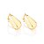 ARGOLA INFANTIL FOLHEADO A OURO FORMATO U. MED 1,7CM ROMMANEL 522906 - Imagem 1