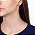 ARGOLA FOLHEADO A OURO COM DETALHES DIAMANTADOS. MED 3,7CM ROMMANEL 524199 - Imagem 3