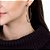 ARGOLA GRANDE ARO FINO FOLHEADO A OURO. MED 6CM ROMMANEL 522257 - Imagem 2