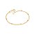 PULSEIRA FOLHEADO A OURO COM BOLAS DE 2MM. MED 18/19CM ROMMANEL 550195 - Imagem 1