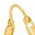 ARGOLA LISA FOLHEADO A OURO. MED 1,9CM ROMMANEL 520402 - Imagem 4