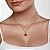 PINGENTE FOLHEADO A OURO COM CRISTAL DE CORAÇÃO VERMELHO. MED 1CM ROMMANEL 541790 - Imagem 2